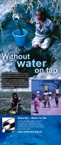 Without water on tap